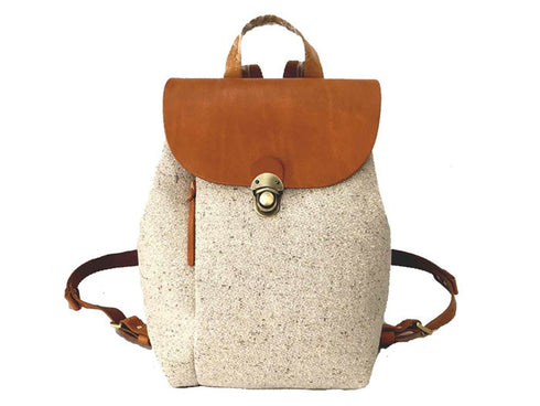 【豊岡鞄 カルド TN019MR キナリ】ミニリュック